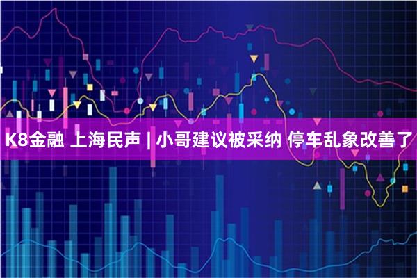K8金融 上海民声 | 小哥建议被采纳 停车乱象改善了